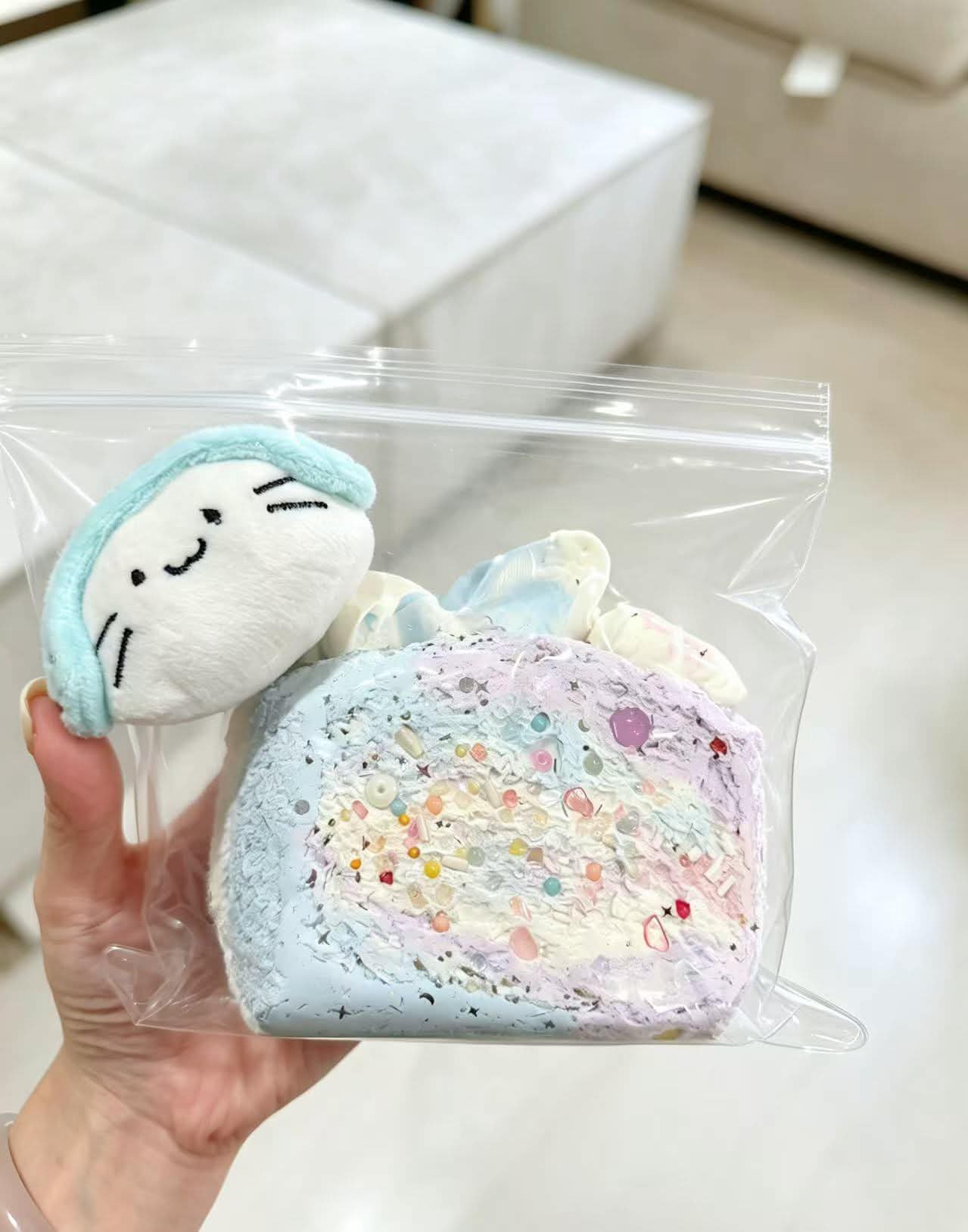 Celestial Cat Cake Roll Squishy