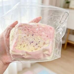 Strawberry Lemon Swirl Toast Squishy