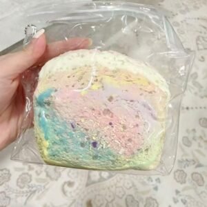 Rainbow Swirl Toast Squishy